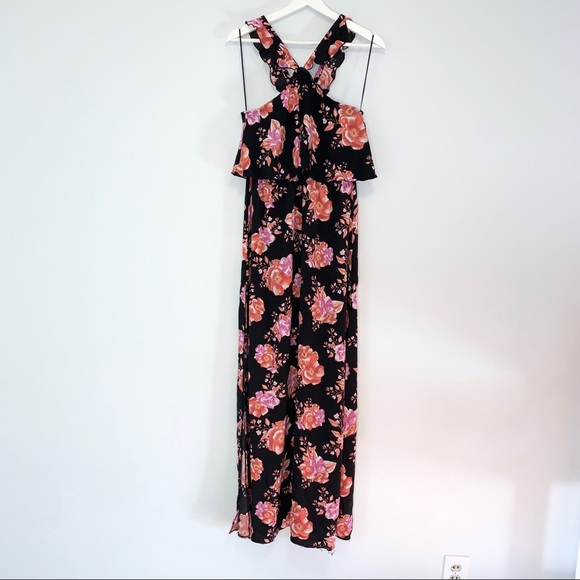 Tularosa Santorini side split floral maxi dress - Picture 2 of 8